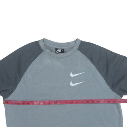 Mens UK Size M Nike Grey Pullover Sweatshirt