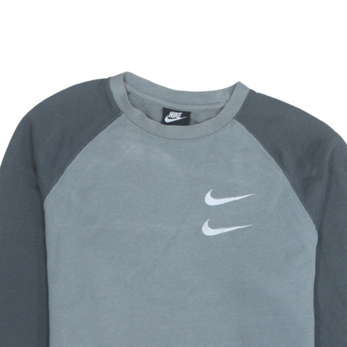 Mens UK Size M Nike Grey Pullover Sweatshirt