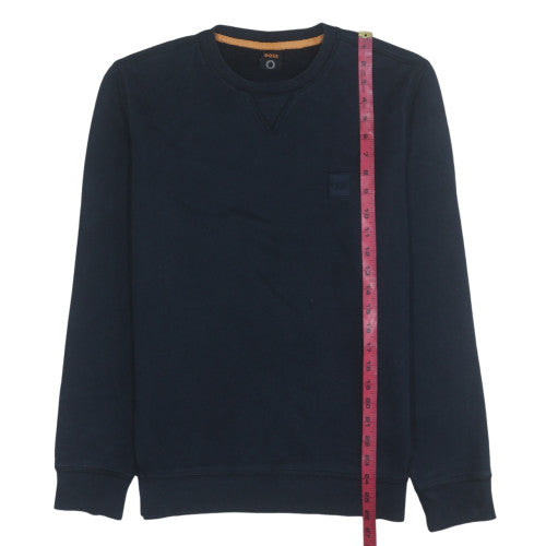Mens UK Size M Boss Blue Pullover Sweatshirt