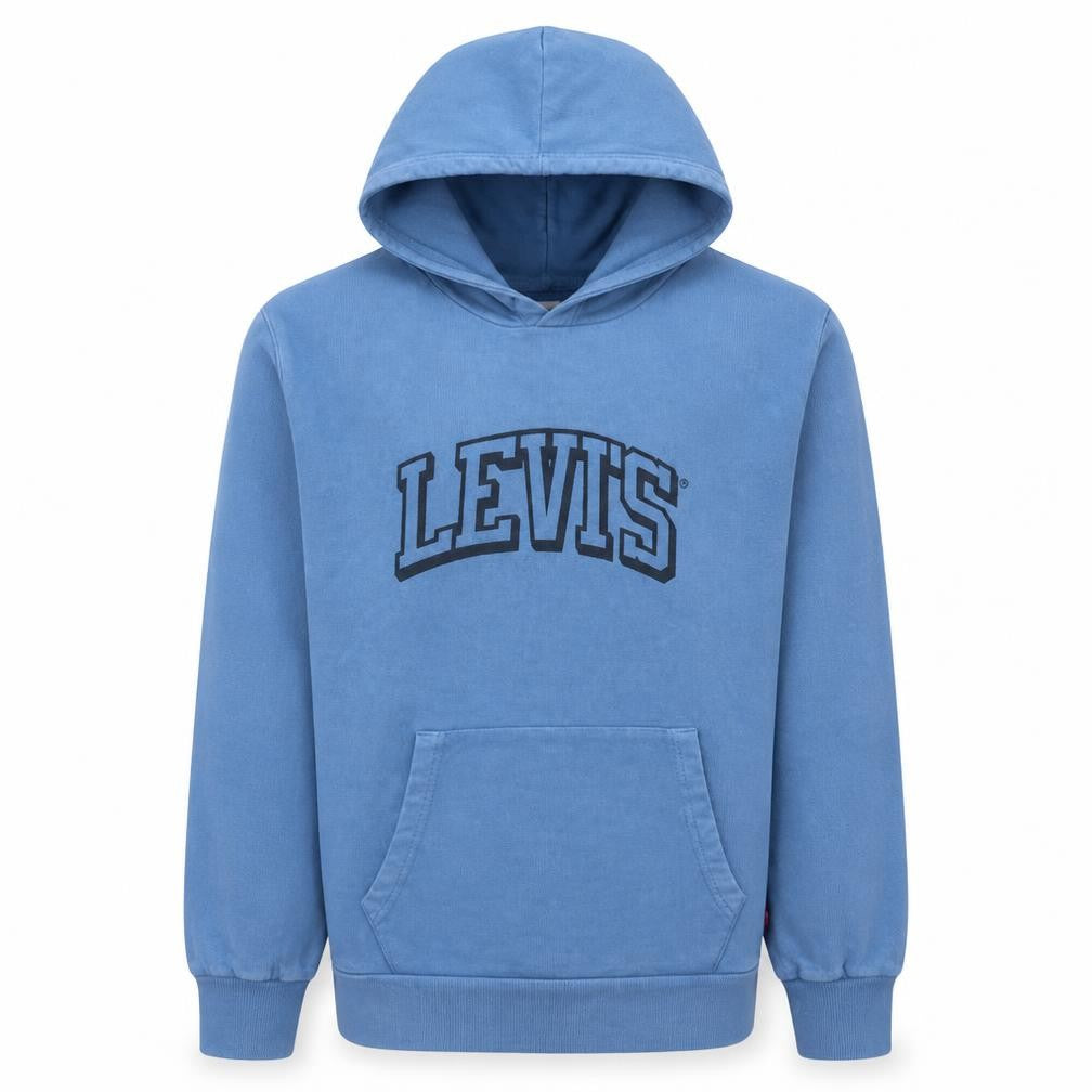 Mens UK Size M Levi's Blue Pullover Hoodie