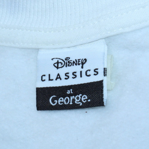 Womens UK Size M George Ivory Pullover Sweatshirt