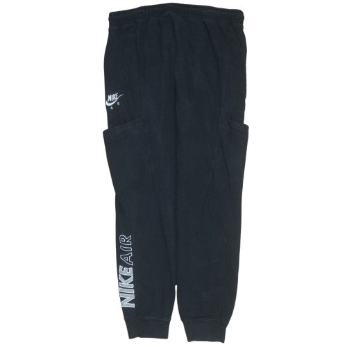 Mens UK Size L Nike Regular Fit Jogger Black Trousers