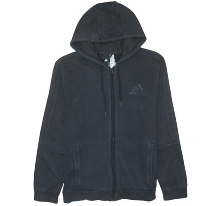 Mens UK Size L adidas Black Full Zip Hoodie