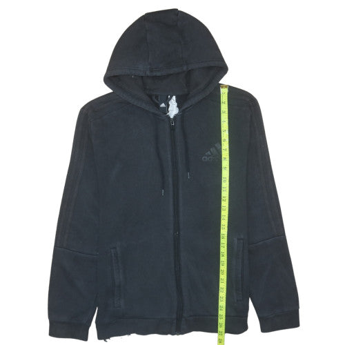 Mens UK Size L adidas Black Full Zip Hoodie