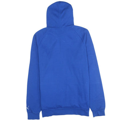 Mens UK Size XL PUMA Blue Pullover Hoodie