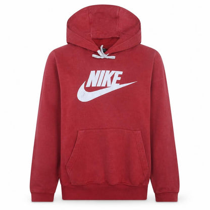 Womens UK Size L Nike Red Pullover Hoodie