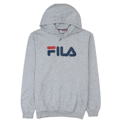 Mens UK Size M FILA Grey Pullover Hoodie