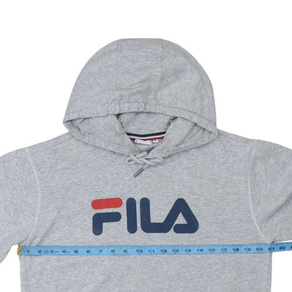 Mens UK Size M FILA Grey Pullover Hoodie