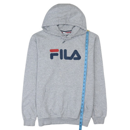 Mens UK Size M FILA Grey Pullover Hoodie