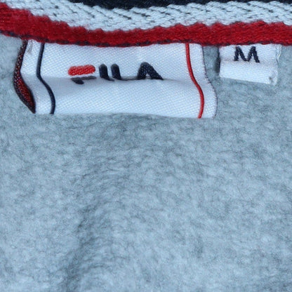Mens UK Size M FILA Grey Pullover Hoodie