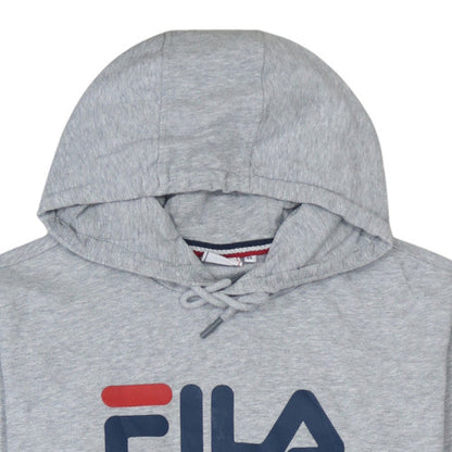 Mens UK Size M FILA Grey Pullover Hoodie
