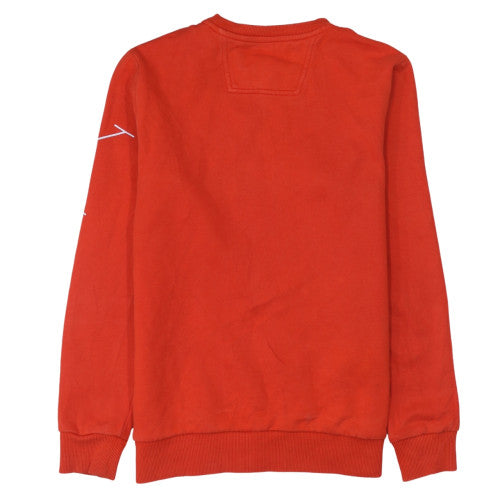 Mens UK Size S Calvin Klein Jeans Red Pullover Sweatshirt