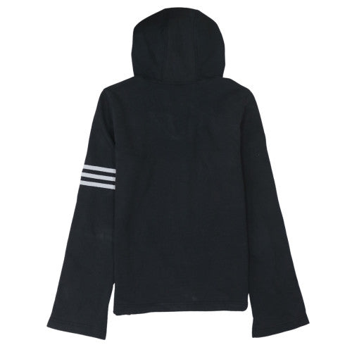 Womens UK Size 10 adidas Black Pullover Hoodie