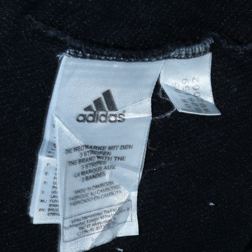 Womens UK Size 10 adidas Black Pullover Hoodie