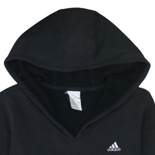 Womens UK Size 10 adidas Black Pullover Hoodie