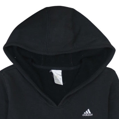 Womens UK Size 10 adidas Black Pullover Hoodie