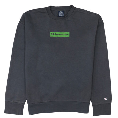 Womens UK Size M Champion Black Pullover Sweatshirt