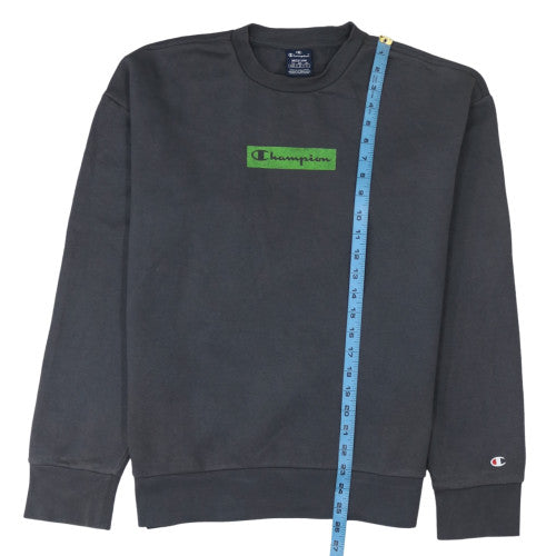 Womens UK Size M Champion Black Pullover Sweatshirt