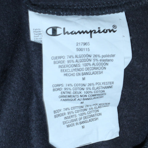 Womens UK Size M Champion Black Pullover Sweatshirt