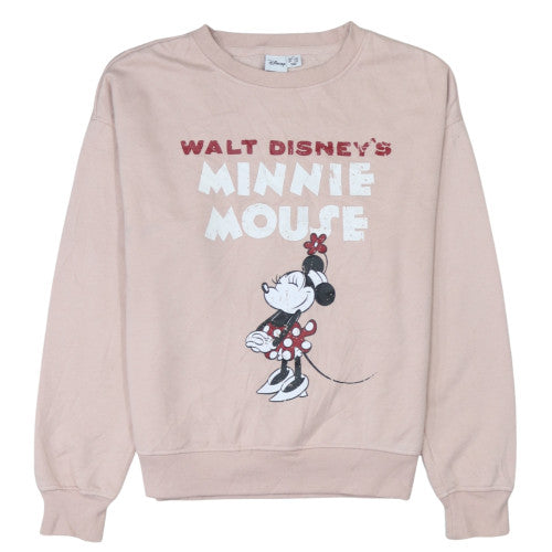 Womens UK Size XS Disney Beige Pullover Sweatshirt
