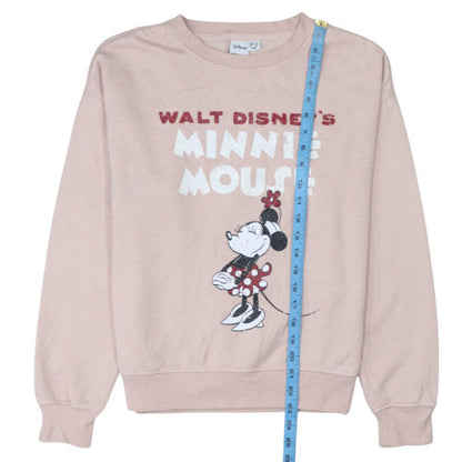 Womens UK Size XS Disney Beige Pullover Sweatshirt
