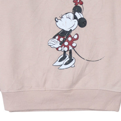 Womens UK Size XS Disney Beige Pullover Sweatshirt