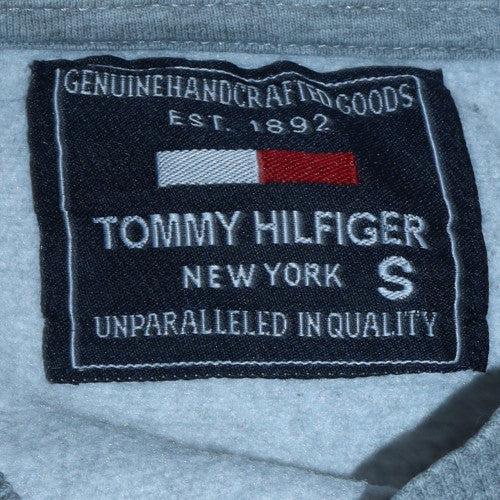 Womens UK Size S Tommy Hilfiger Grey Pullover Sweatshirt