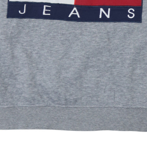 Womens UK Size S Tommy Hilfiger Grey Pullover Sweatshirt