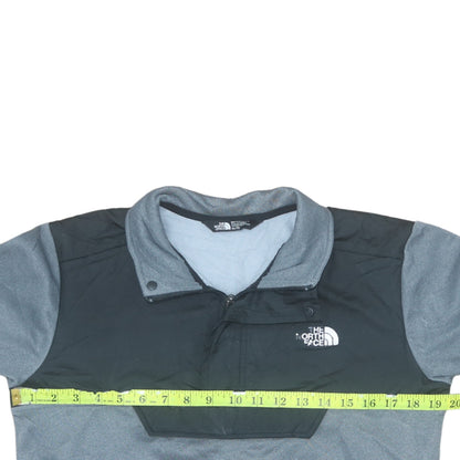 The North Face Boys Grey XL Pullover Fleece Quarter Zip Sweatshirt