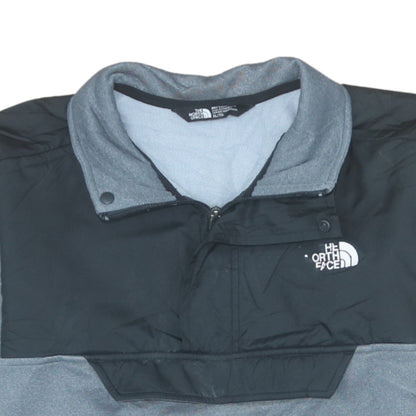 The North Face Boys Grey XL Pullover Fleece Quarter Zip Sweatshirt