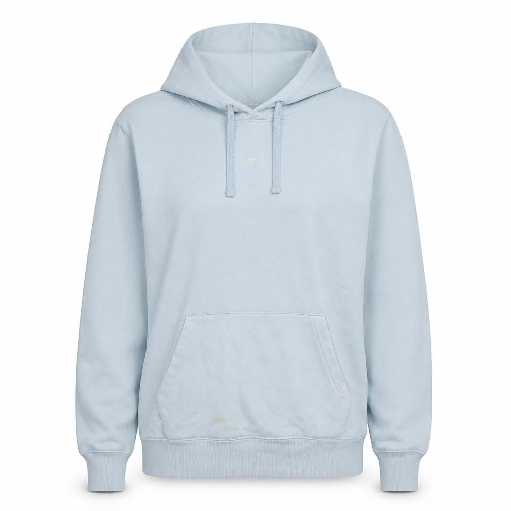 Womens UK Size M Nike Blue Pullover Hoodie