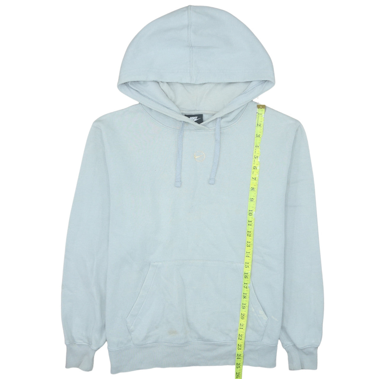 Womens UK Size M Nike Blue Pullover Hoodie
