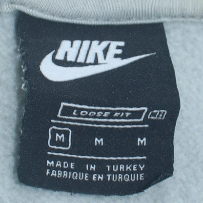 Womens UK Size M Nike Blue Pullover Hoodie