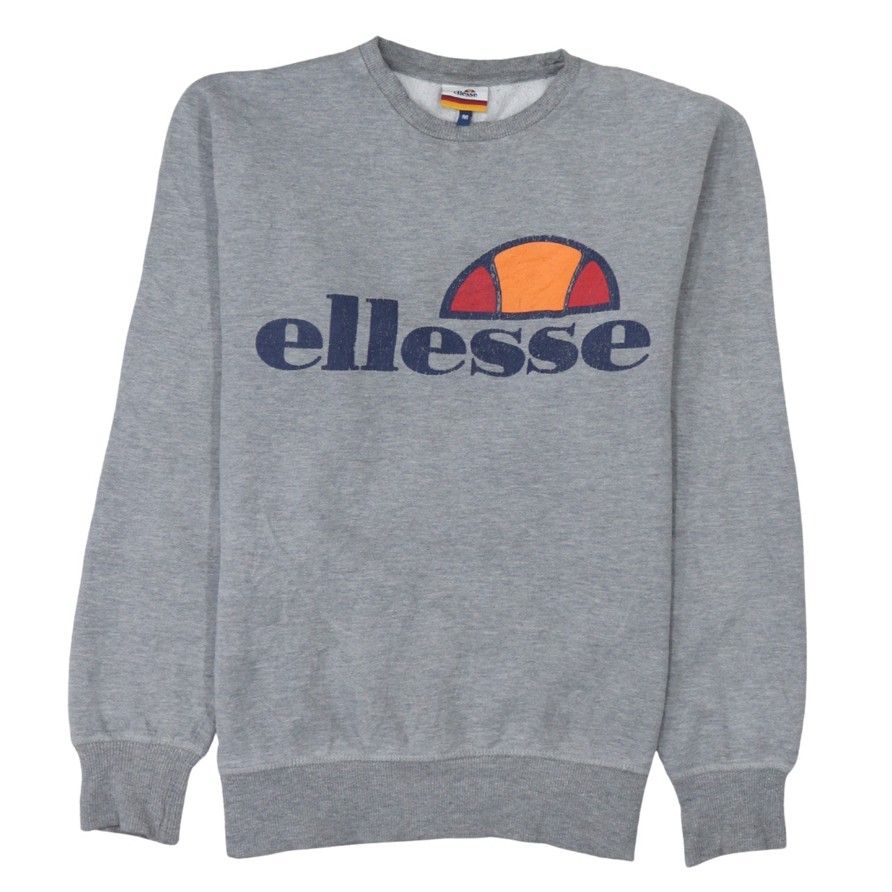 Mens UK Size M ellesse Grey Pullover Sweatshirt