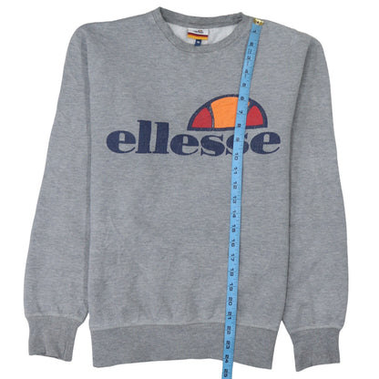 Mens UK Size M ellesse Grey Pullover Sweatshirt