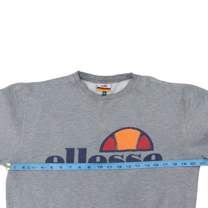 Mens UK Size M ellesse Grey Pullover Sweatshirt