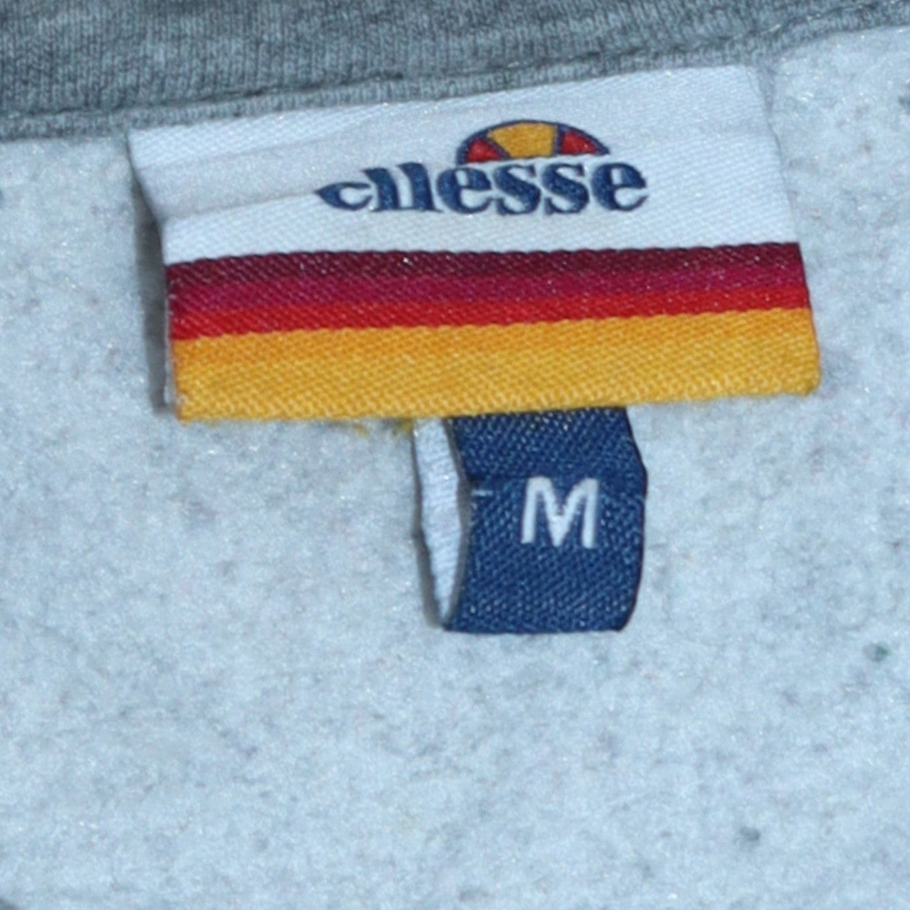 Mens UK Size M ellesse Grey Pullover Sweatshirt