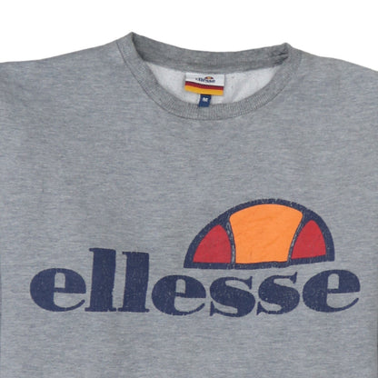 Mens UK Size M ellesse Grey Pullover Sweatshirt