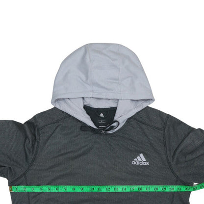 Mens UK Size L adidas Grey Pullover Hoodie
