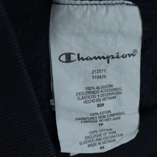 Mens UK Size XS Champion Blue Pullover Sweatshirt