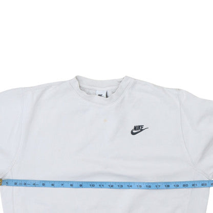 Womens UK Size S Nike White Pullover Sweatshirt