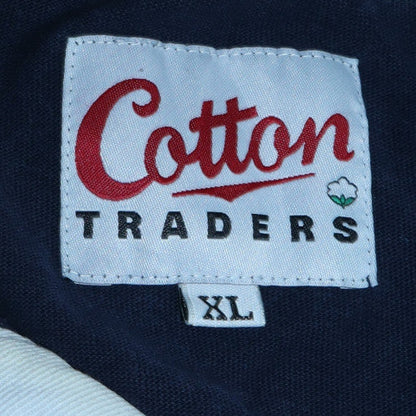 Mens UK Size XL Cotton Traders Multicoloured Henley Sweatshirt
