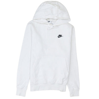 Womens UK Size S Nike White Pullover Hoodie