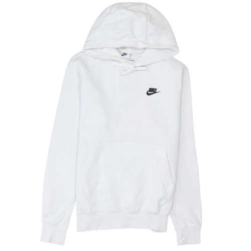 Womens UK Size S Nike White Pullover Hoodie