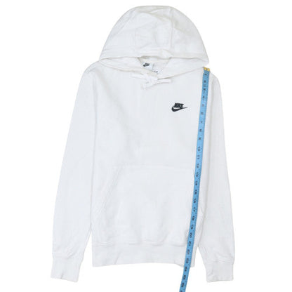 Womens UK Size S Nike White Pullover Hoodie