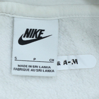 Womens UK Size S Nike White Pullover Hoodie