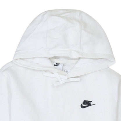 Womens UK Size S Nike White Pullover Hoodie