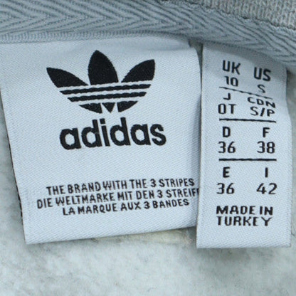 Womens UK Size S adidas Grey Pullover Sweatshirt