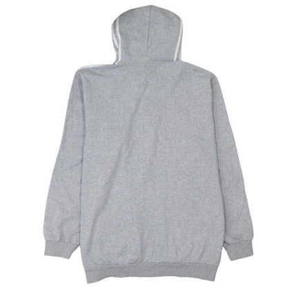 Mens UK Size 2XL adidas Grey Full Zip Hoodie