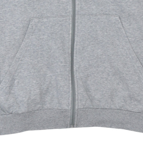 Mens UK Size 2XL adidas Grey Full Zip Hoodie
